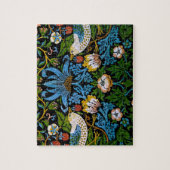 William Morris Birds Bloemen Aardbeien Fine Legpuzzel (Verticaal)