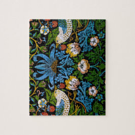 William Morris Birds Bloemen Aardbeien Fine Legpuzzel