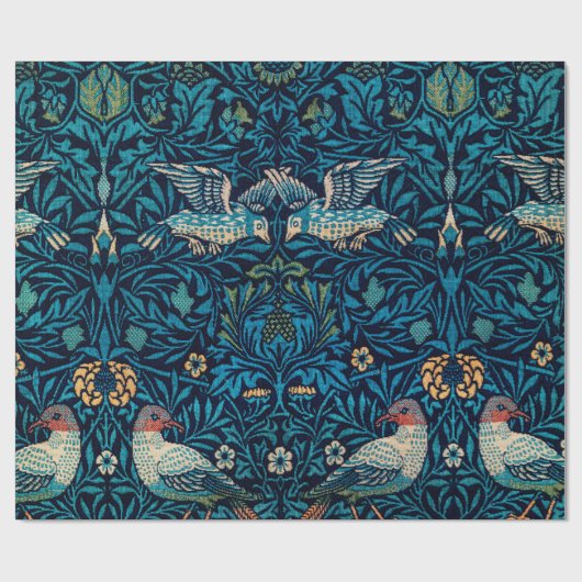 William Morris Birds Cadeaupapier (Vlak)