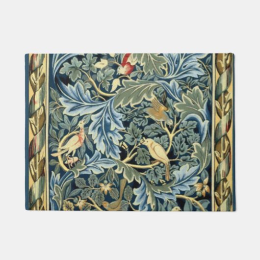 William Morris Birds en Acanthus Deurmat (Voorkant)