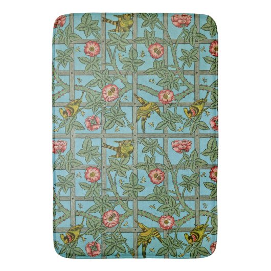 William Morris Birds en Flowers Badmat (Voorkant Verticaal)