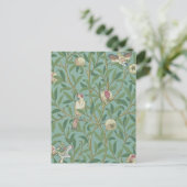 William Morris, Birds en Pommegrenates - Green Briefkaart (Staand voorkant)