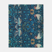 William Morris Birds Fleece Deken (Voorkant)