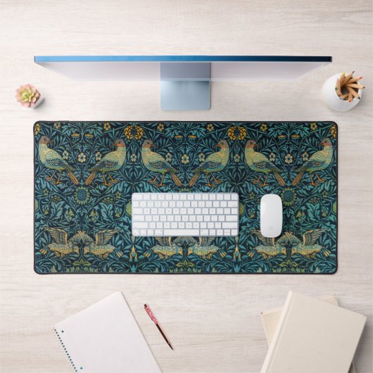 William Morris Birds & Floral Pattern Bureaumat (Kantoor 1)