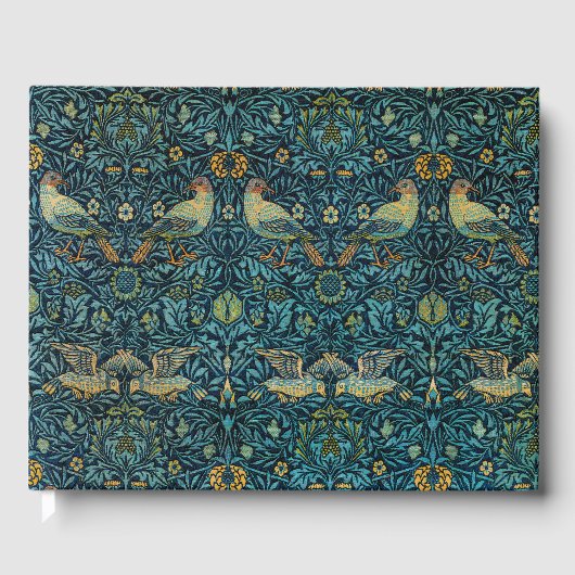 William Morris Birds & Floral Pattern Gastenboek (Voorkant)