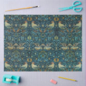 William Morris Birds & Floral Pattern Tissuepapier (Craft)