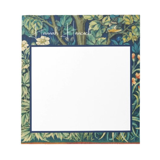 William Morris Birds in a Tree Notitieblok (Voorkant)