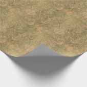  William Morris Birds Patroon Duif en Roos Cadeaupapier (Hoek)