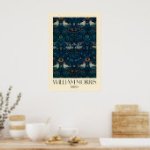 William Morris Birds Pattern  Matte Art Print (Keuken)