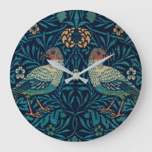  William Morris Birds, Retro Grote Klok