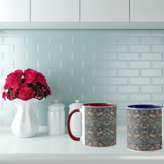 William Morris  Birds Strawberry Thief Mok