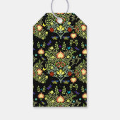 William Morris Birthday Party Favor Cadeaulabel (Achterkant)