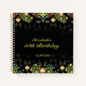 William Morris Birthday Party Guest Book Notitieboek (Voorkant)