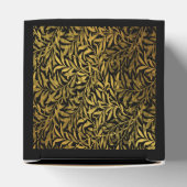 William Morris Black en Gold Willow Bough Bedankdoosjes (Bovenkant)