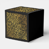 William Morris Black en Gold Willow Bough Bedankdoosjes (Achterkant)