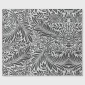 William Morris BLACK EN WHITE Wrapping Paper Cadeaupapier (Vlak)