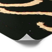 William Morris Black Floral Art Print Design (Hoek)