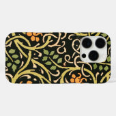 William Morris Black Floral Art Print Design Case-Mate iPhone Case (Achterkant (horizontaal))