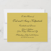 William Morris Black Floral Art Print Design Kaart (Achterkant)