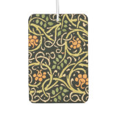 William Morris Black Floral Art Print Design Luchtverfrisser (Voorkant)