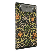 William Morris Black Floral Art Print Design Mini Klembord (Schuin)