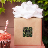 William Morris Black Gold Company Custom Dank u Vierkante Sticker