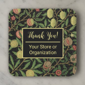 William Morris Black Gold Company Custom Dank u Vierkante Sticker