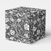 William Morris Black White Grape Vine Bedankdoosjes (Achterkant)