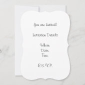 William Morris Black White Grape Vine Kaart (Achterkant)