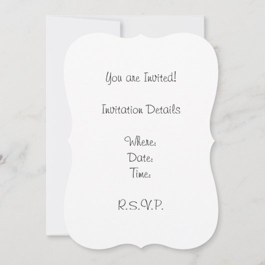 William Morris Black White Grape Vine Kaart (Achterkant)