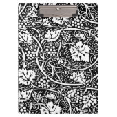 William Morris Black White Grape Vine Klembord (Voorkant)