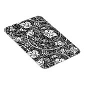 William Morris Black White Grape Vine Magneet (Rechterzijde)