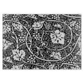 William Morris Black White Grape Vine Snijplank (Voorkant)