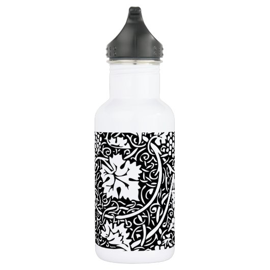William Morris Black White Grape Vine Waterfles (Rechts)