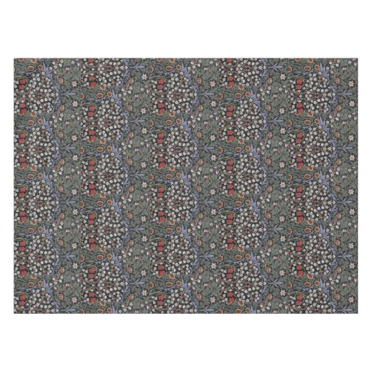 William Morris  Blackthorn Bloempatroon Tafelkleed (Voorkant (Horizontaal))