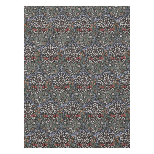 William Morris  Blackthorn Bloempatroon Tafelkleed (Voorkant)