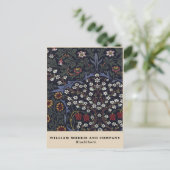 William Morris Blackthorn Briefkaart (Staand voorkant)