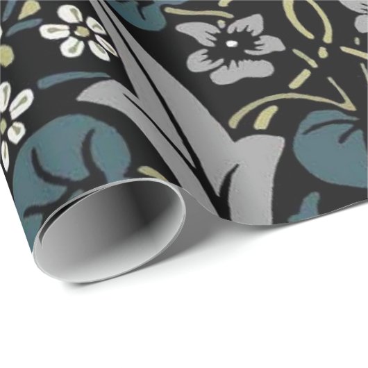 William Morris Blackthorn Cadeaupapier (Rol Hoek)