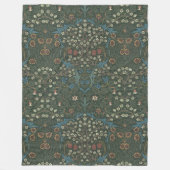  William Morris Blackthorn Fleece Deken (Voorkant)