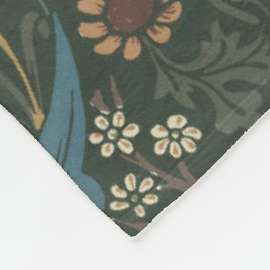 William Morris Blackthorn Fleece Deken (Hoek)