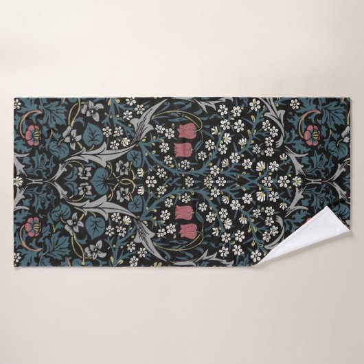 William Morris Blackthorn Floral Art Badhanddoek (Badhanddoek)