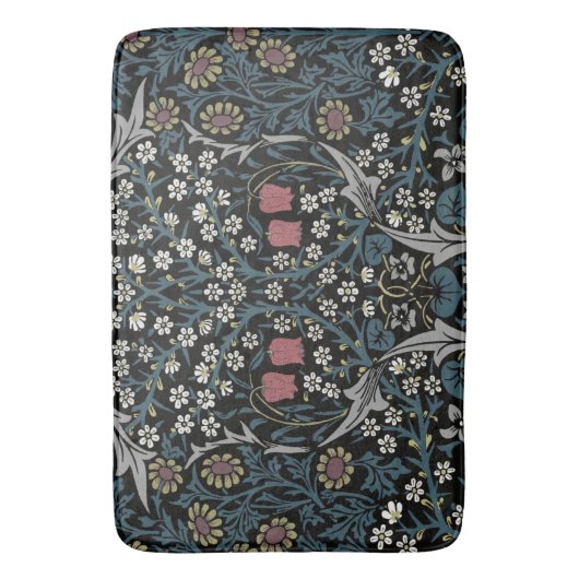 William Morris Blackthorn Floral Art Badmat (Voorkant Verticaal)