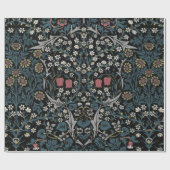 William Morris Blackthorn Floral Art Cadeaupapier (Vlak)