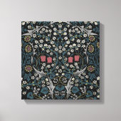 William Morris Blackthorn Floral Art Canvas Afdruk (Voorkant)
