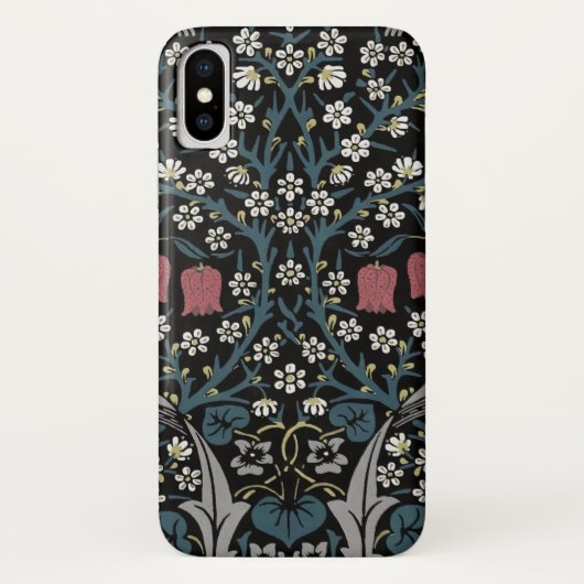 William Morris Blackthorn Floral Art Case-Mate iPhone Case (Achterkant)