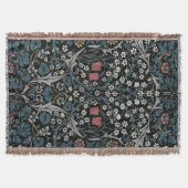 William Morris Blackthorn Floral Art Deken (Voorkant)