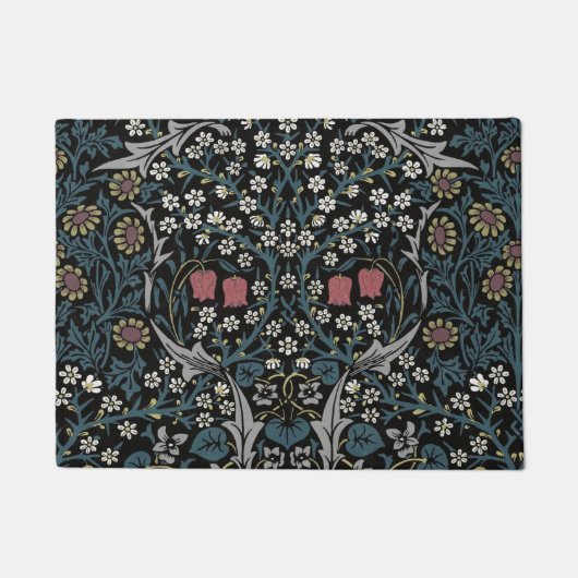 William Morris Blackthorn Floral Art Deurmat (Voorkant)