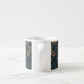 William Morris Blackthorn Floral Art Espresso Kop (Achterkant)