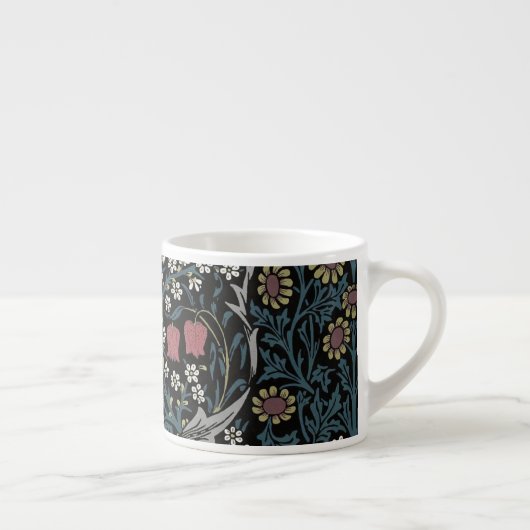 William Morris Blackthorn Floral Art Espresso Kop (Rechts)