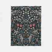 William Morris Blackthorn Floral Art Fleece Deken (Voorkant)